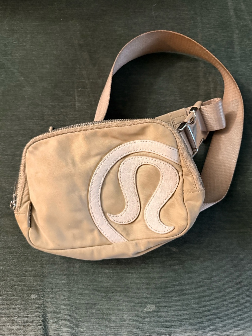 lululemon athletica Neutral Beige Crossbody Belt Bag
